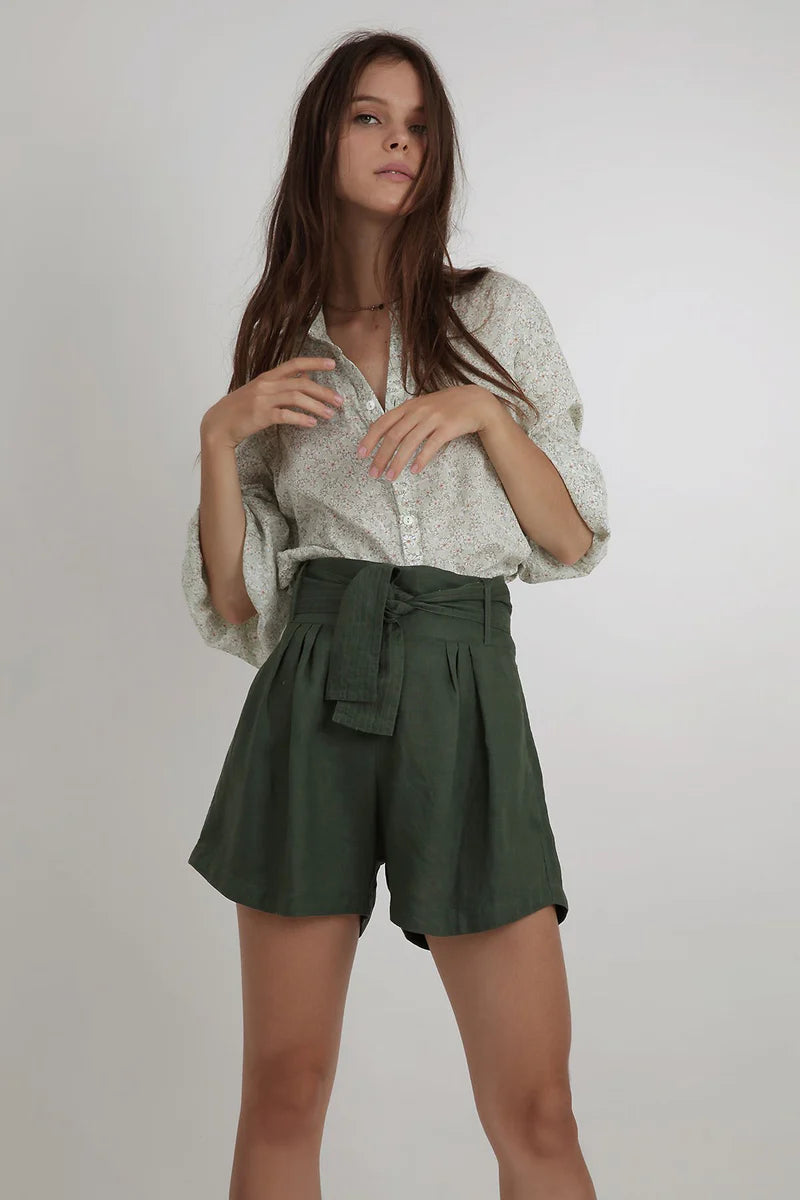 Dana linen shorts